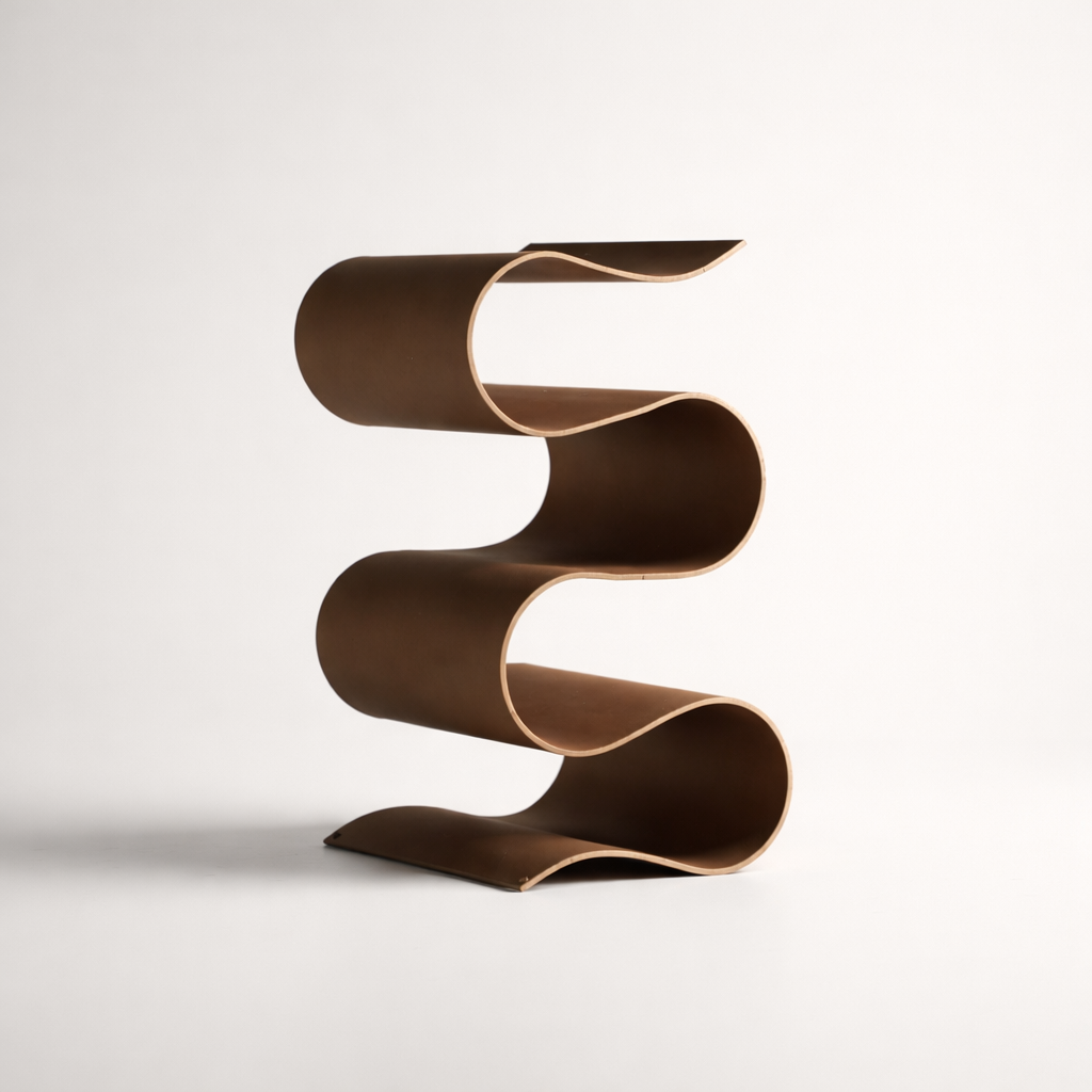 Antique Brass Aluminum Wine Holder