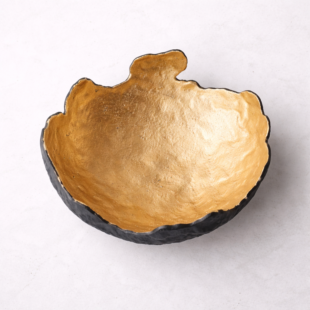 Aurelia Gold & Black Decorative Bowl