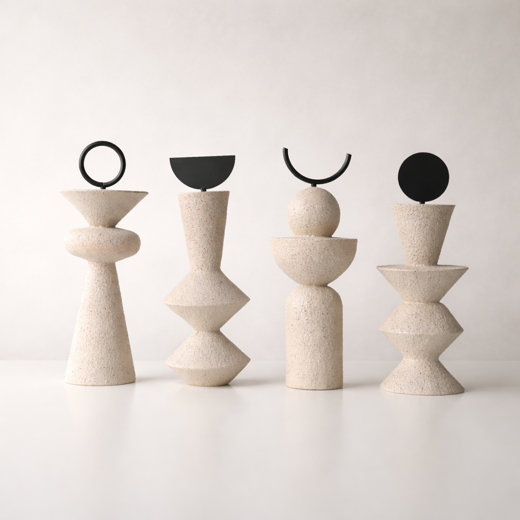 Calden Modern Resin Sculpture Set