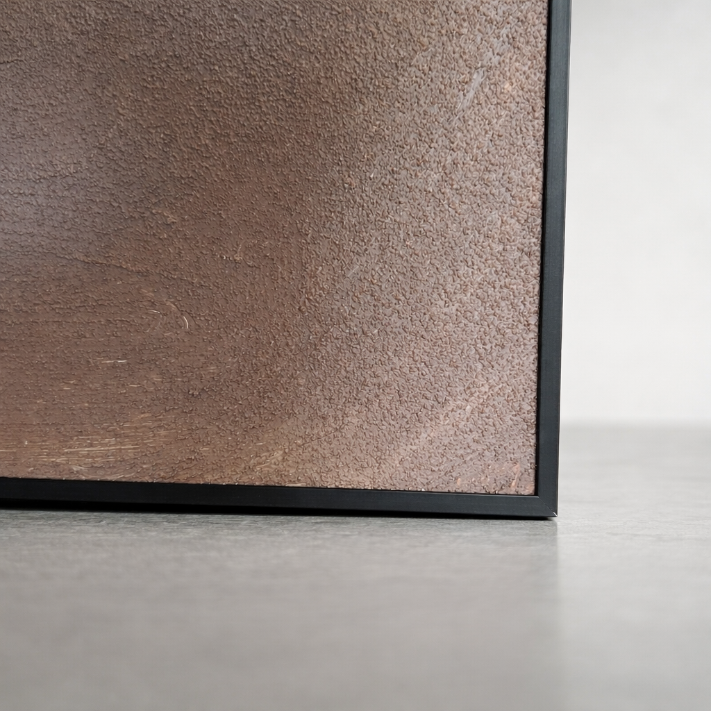 Celestial Reflections in Handmade Oil Painting with 3D Carving & LED