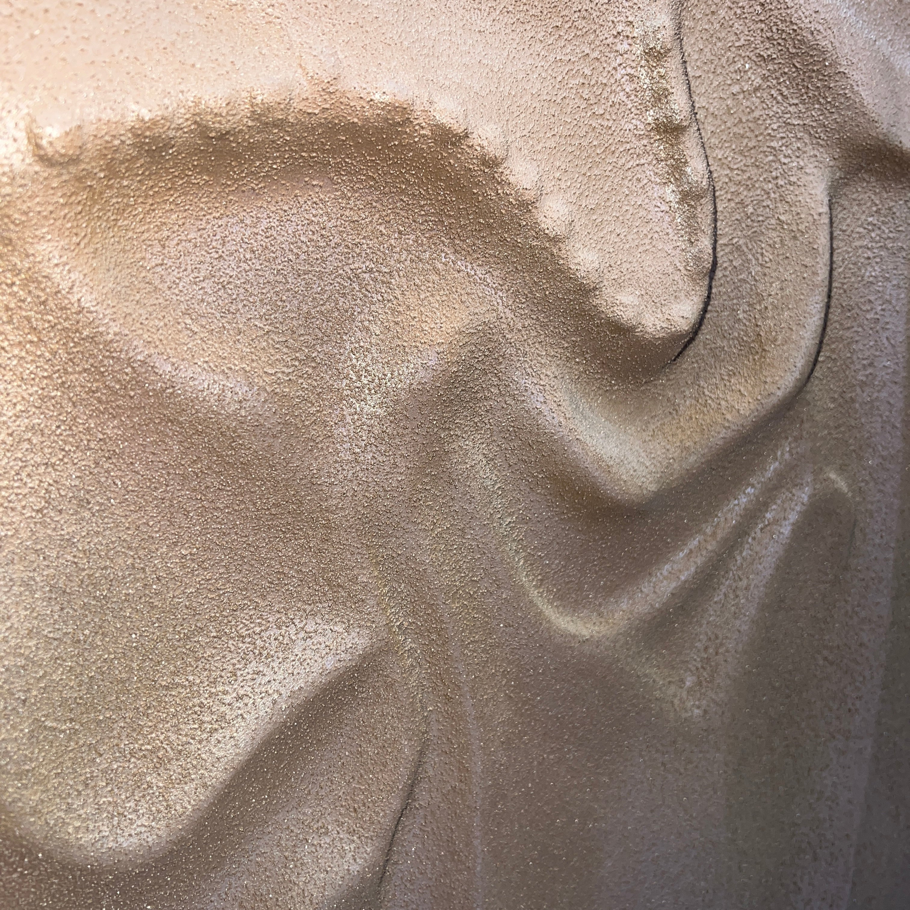 Elemental Drift in 3D Carving with Handpainted Detail