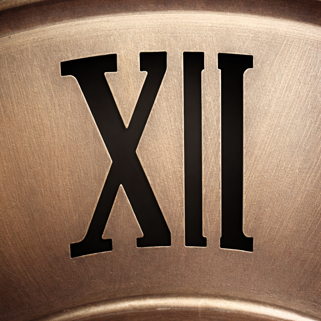 Golden Eclipse Wall Clock