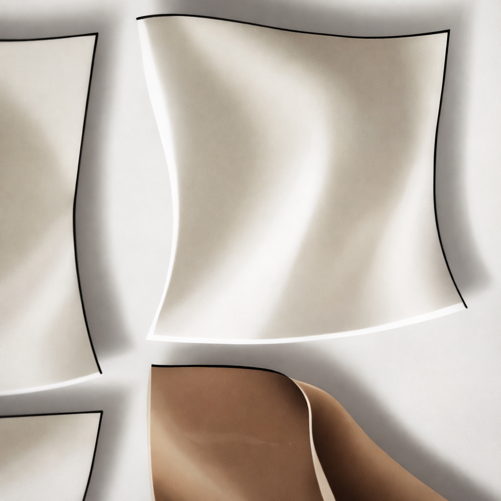 Geometric Grace in Crystal Porcelain Painting