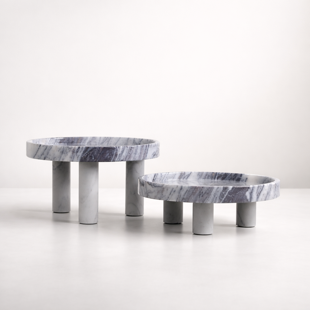 Grey Marble Stand Set