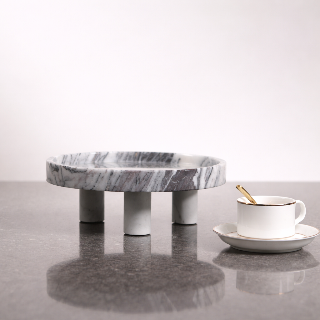 Grey Marble Stand Set