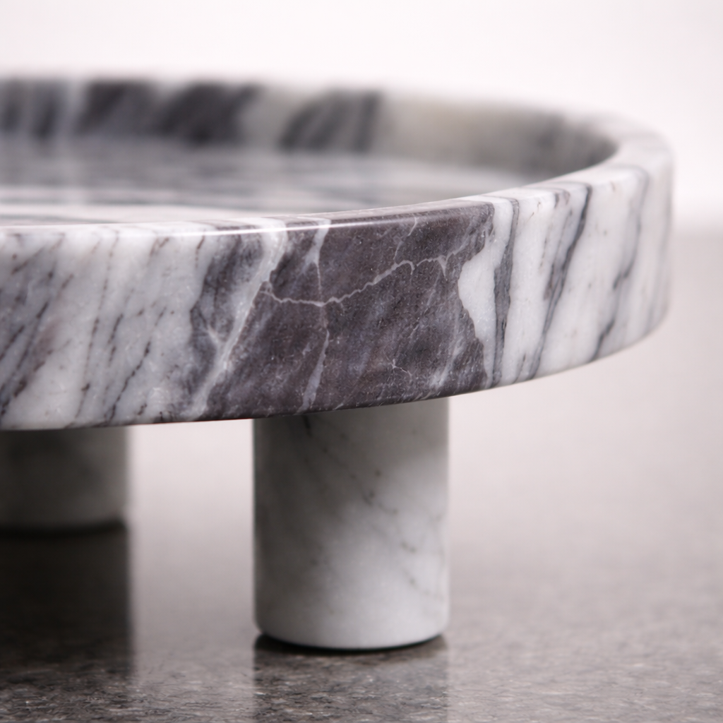 Grey Marble Stand Set
