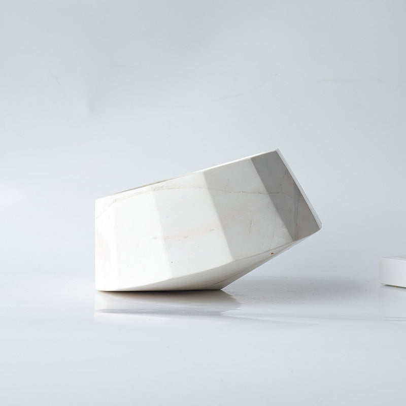 Ivora White Marble Bowl