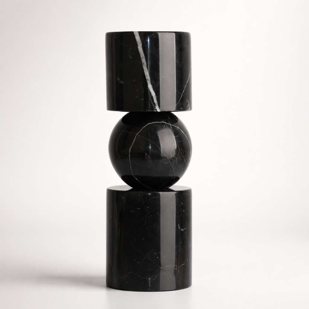 Lumeo Marble Candle Holder Set