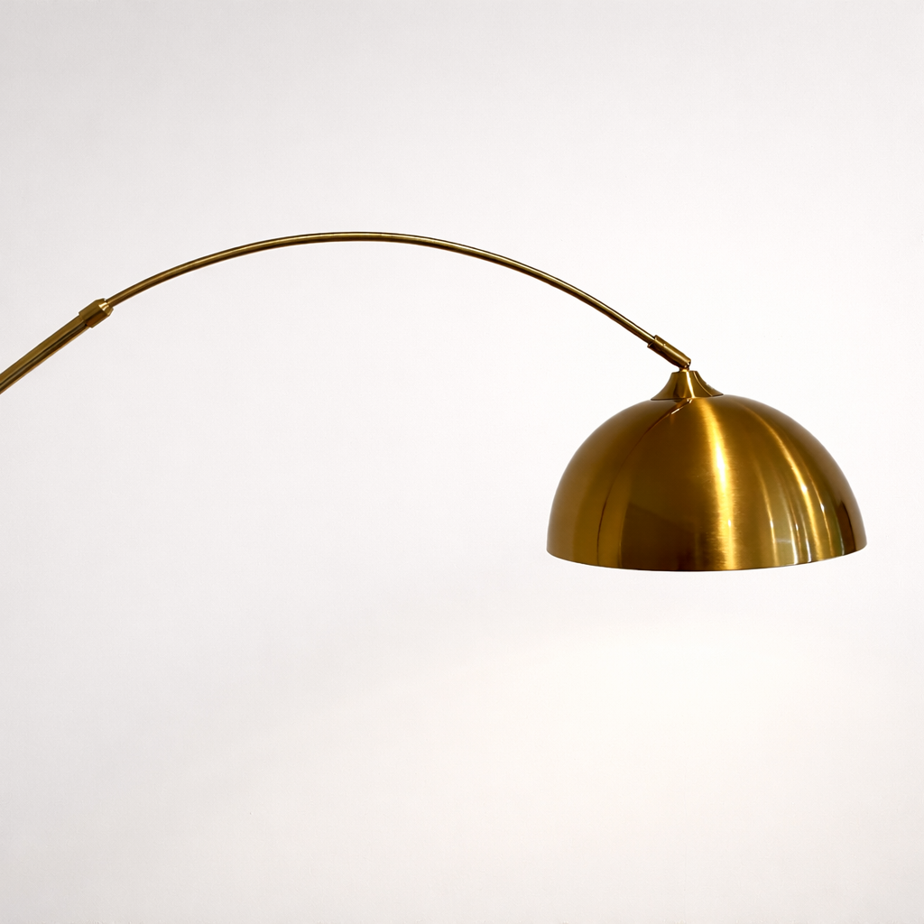 Solen Gold Metal Floor Lamp