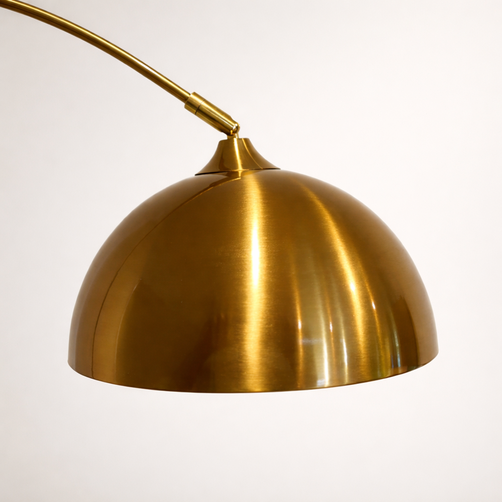 Solen Gold Metal Floor Lamp