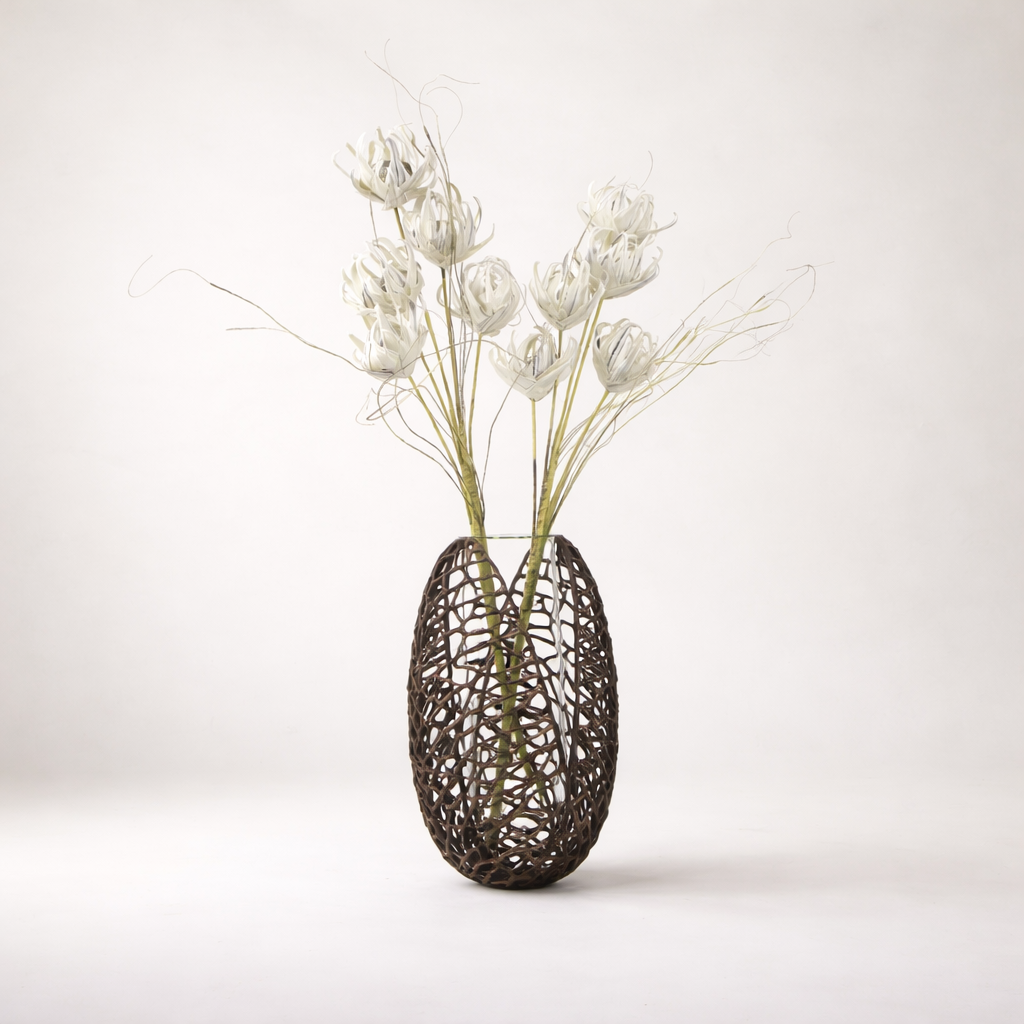 Vion Alloy Glass Vase Set