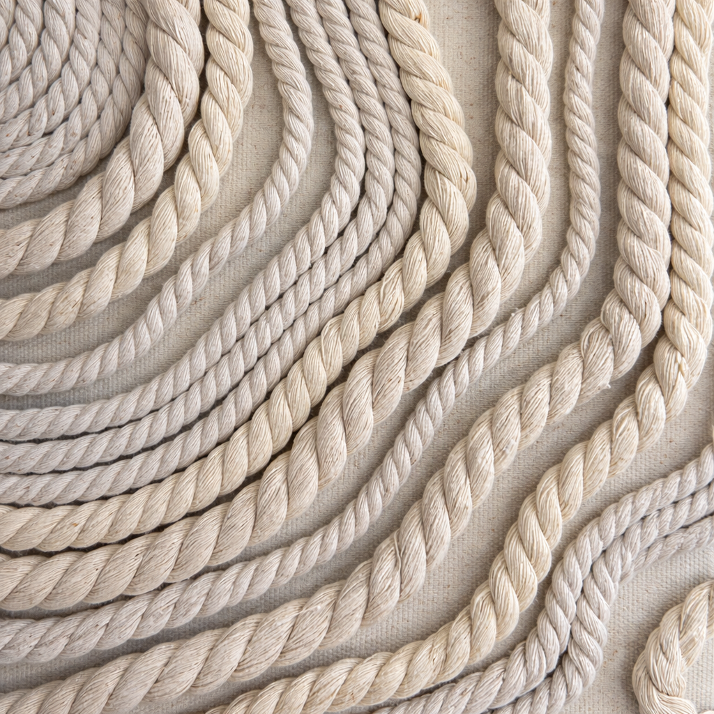 Woven Horizons in 3D Rope Art