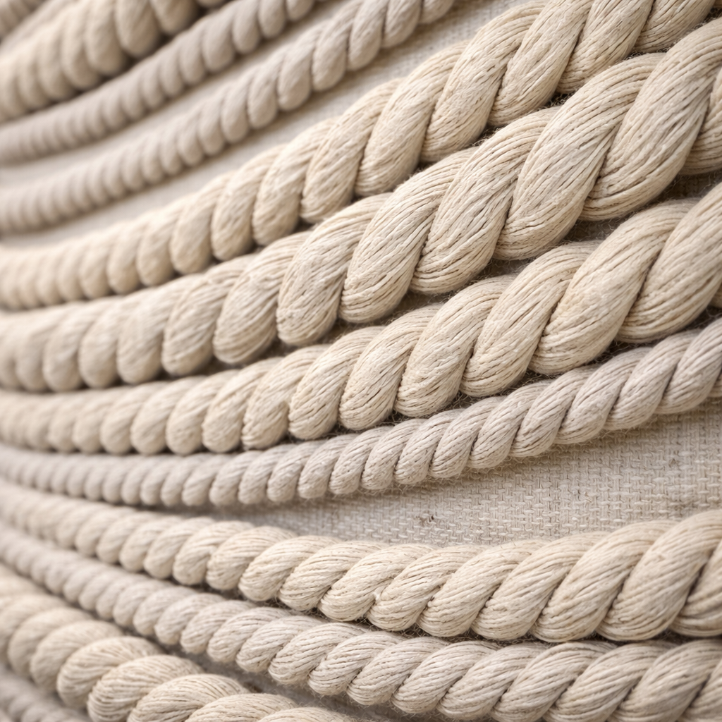 Woven Horizons in 3D Rope Art