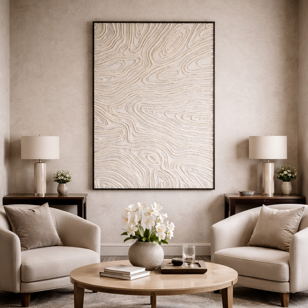 Woven Horizons in 3D Rope Art