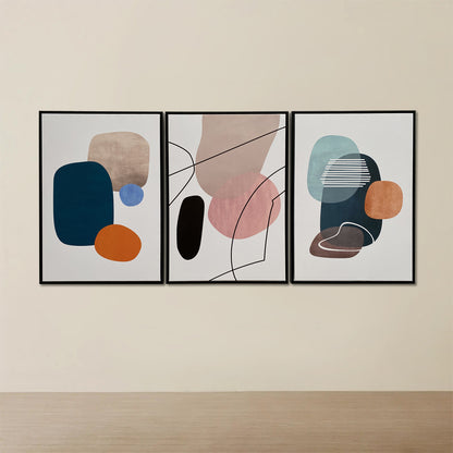 Retro Shapes on Canvas