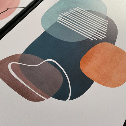 Retro Shapes on Canvas