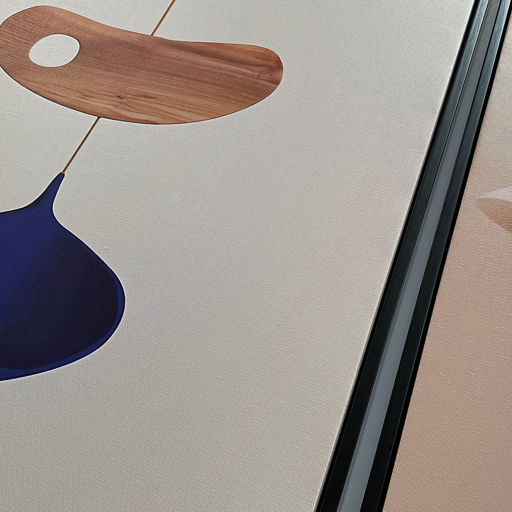 Neutral Muse on Canvas