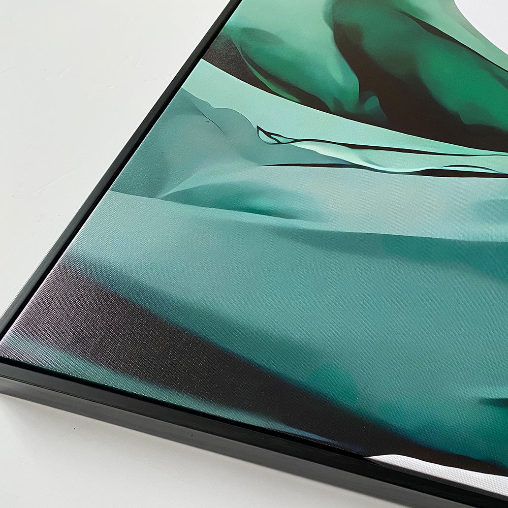 Jade Horizon on Canvas