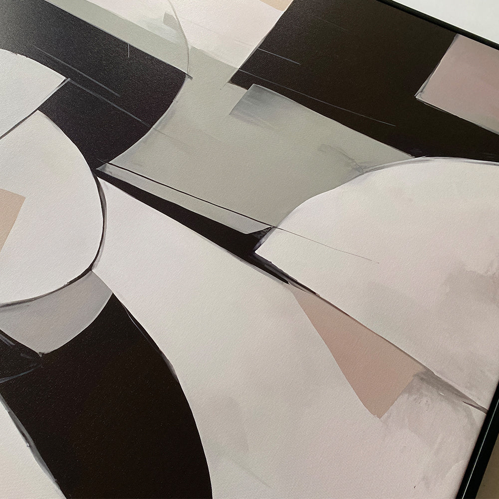 Monochrome Faces on Canvas