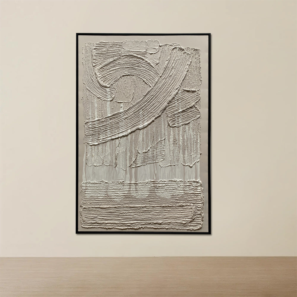 Earthen Arc in Handmade Oil Painting