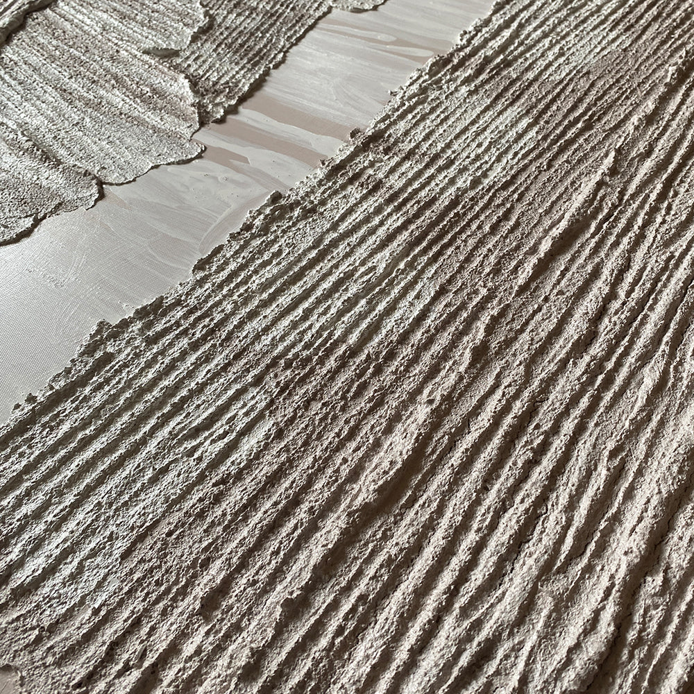 Earthen Arc in Handmade Oil Painting