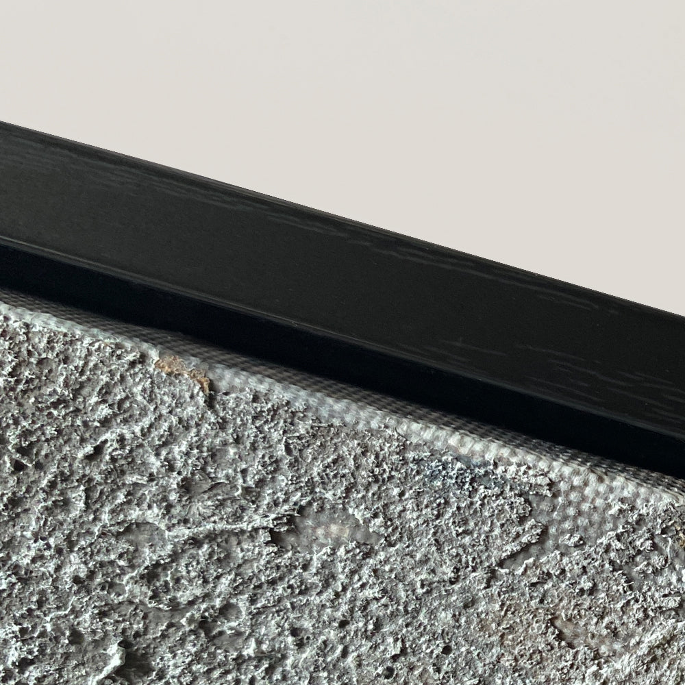 Indigo Leaf in Handmade Oil Painting