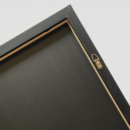 Indigo Leaf in Handmade Oil Painting