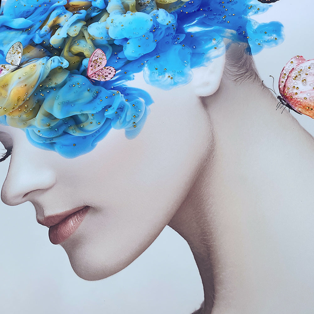 Botanic Crown in Crystal Porcelain Painting