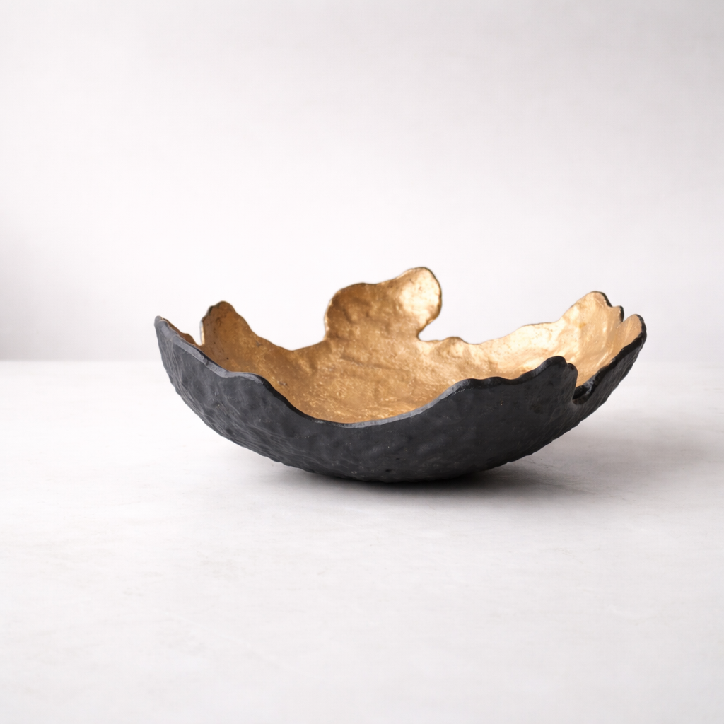 Aurelia Gold & Black Decorative Bowl