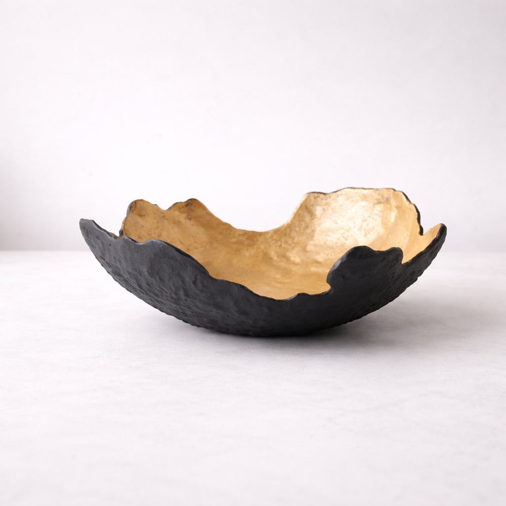 Aurelia Gold & Black Decorative Bowl
