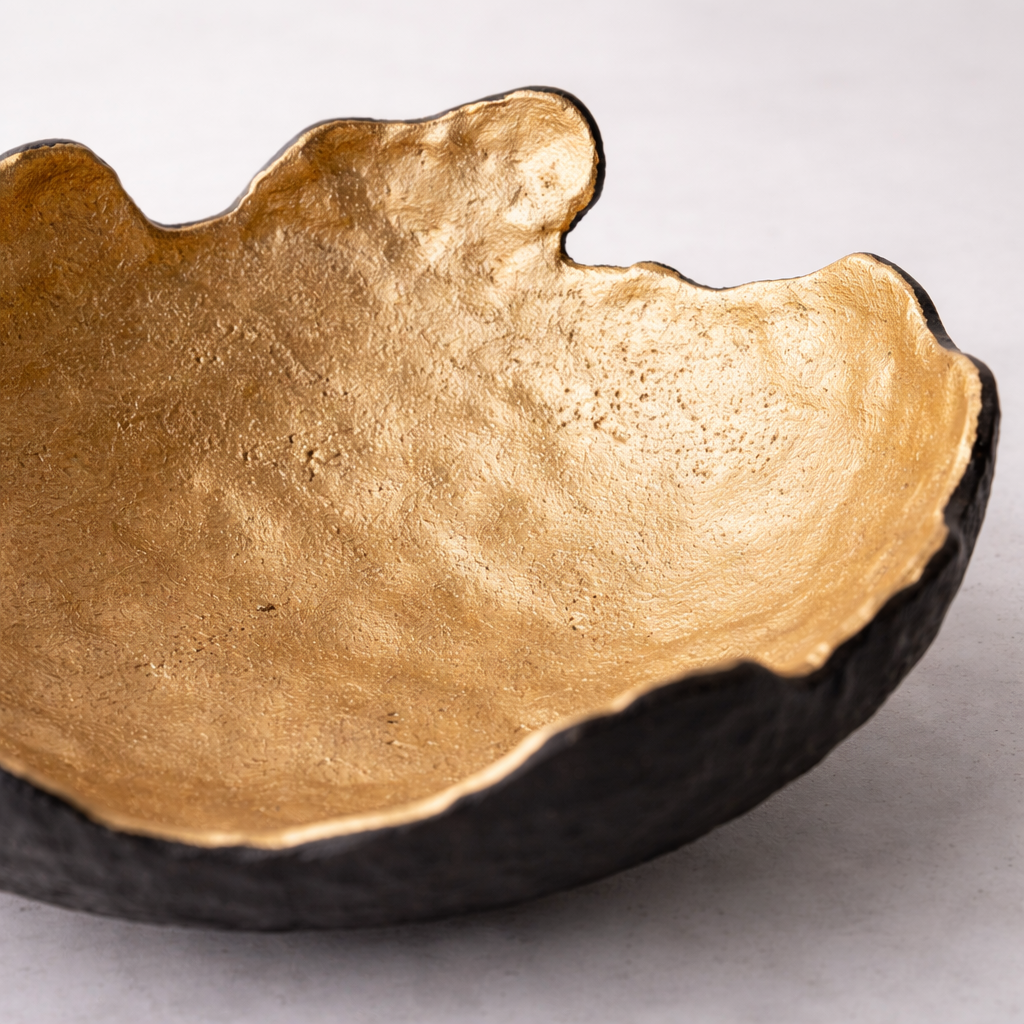 Aurelia Gold & Black Decorative Bowl
