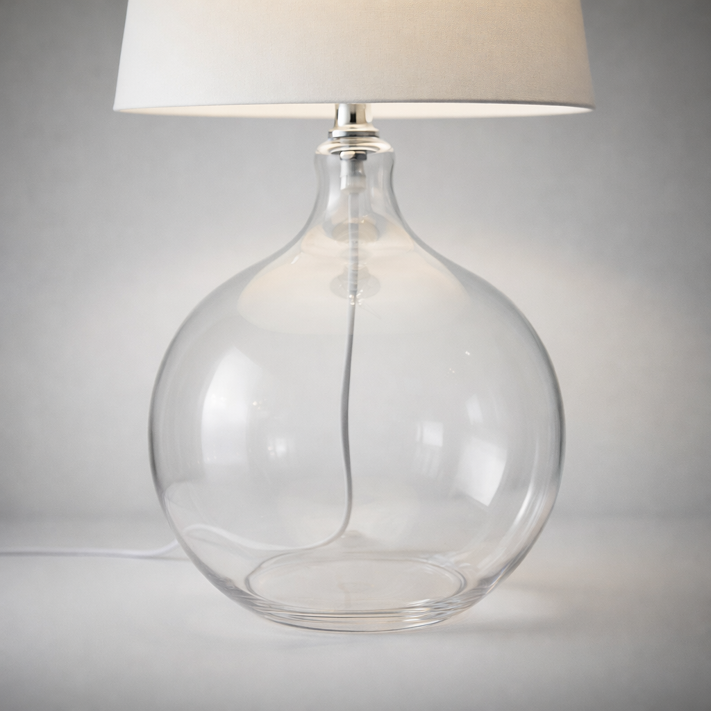 Clear Table Lamp