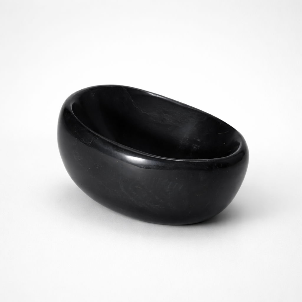 Black Marble Bowl