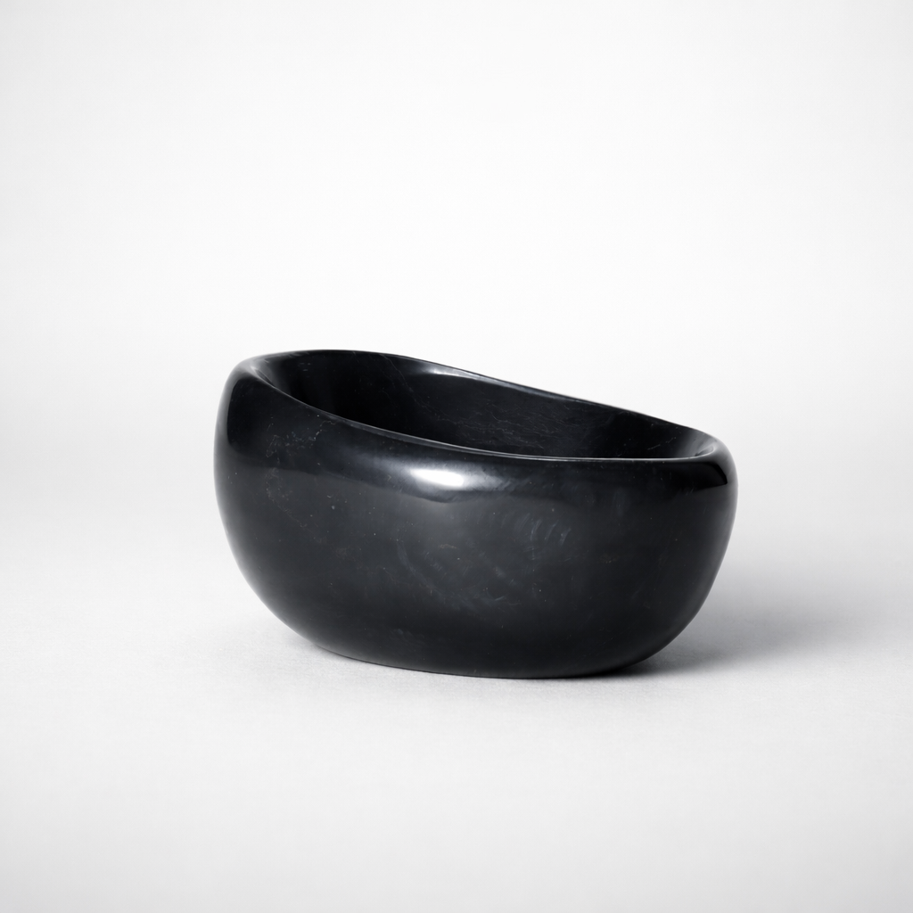 Black Marble Bowl