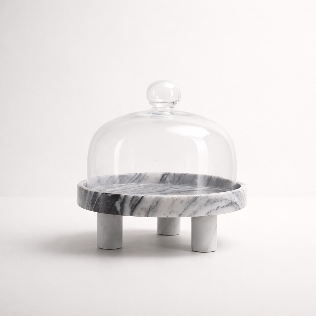 Claren Marble Glass Display Domes