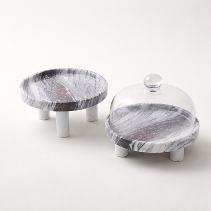 Claren Marble Glass Display Domes