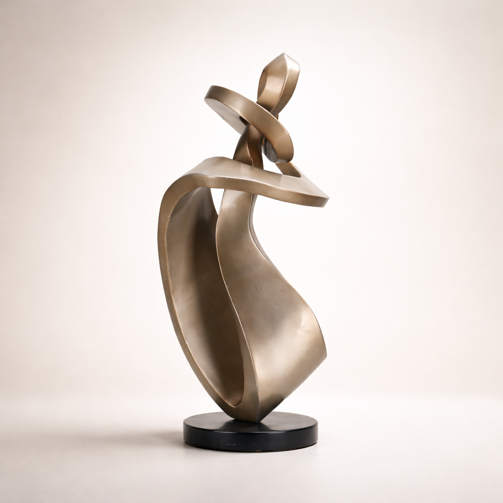 Calyx Resin Marble Sculpture