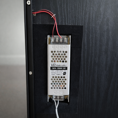 Celestial Reflections in Handmade Oil Painting with 3D Carving & LED