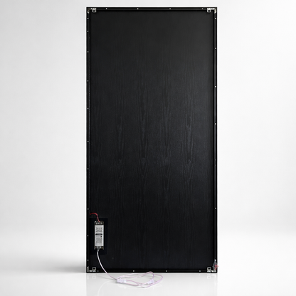 Celestial Reflections in Handmade Oil Painting with 3D Carving & LED