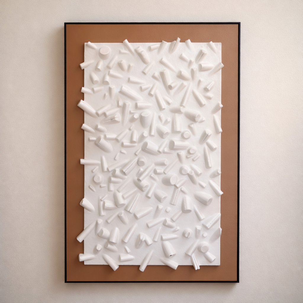 Carved Serenity in 3D Carving with Handpainted Detail