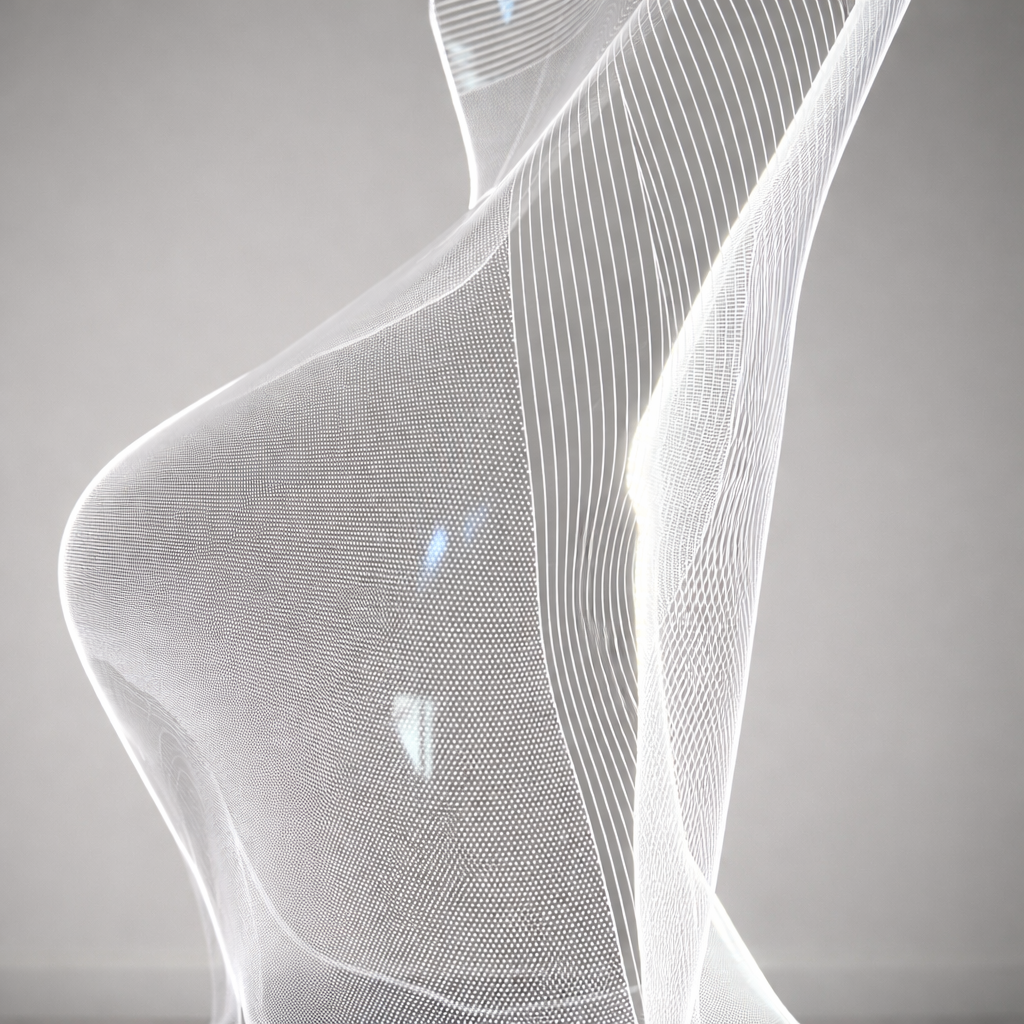 Crystal Wave – Contemporary Acrylic Floor Lamp