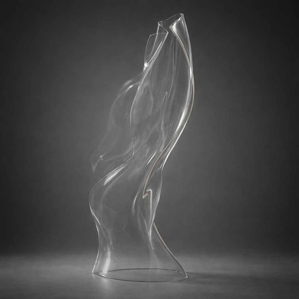 Crystal Wave – Contemporary Acrylic Floor Lamp