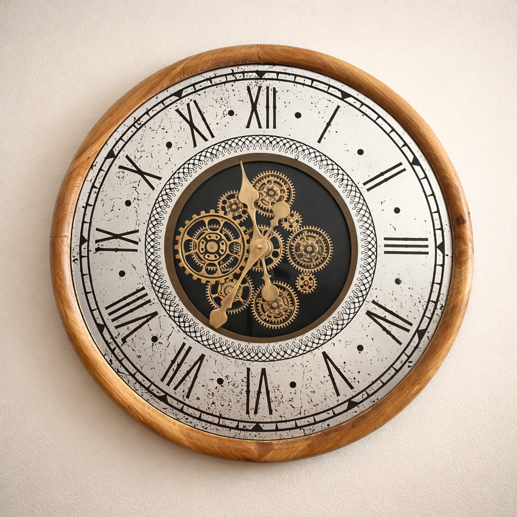 Iron Gear Heritage Clock