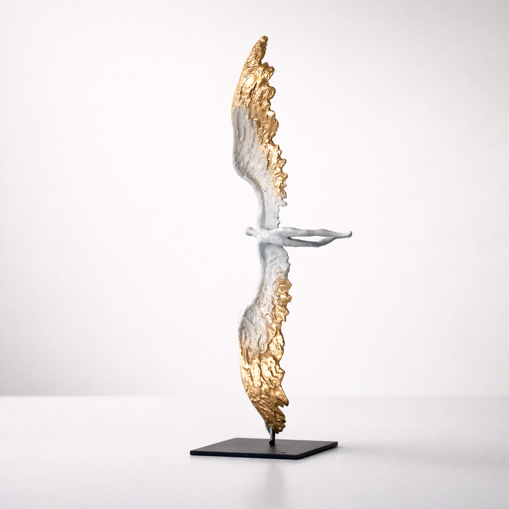 Elysia Gold Wing Sculpture