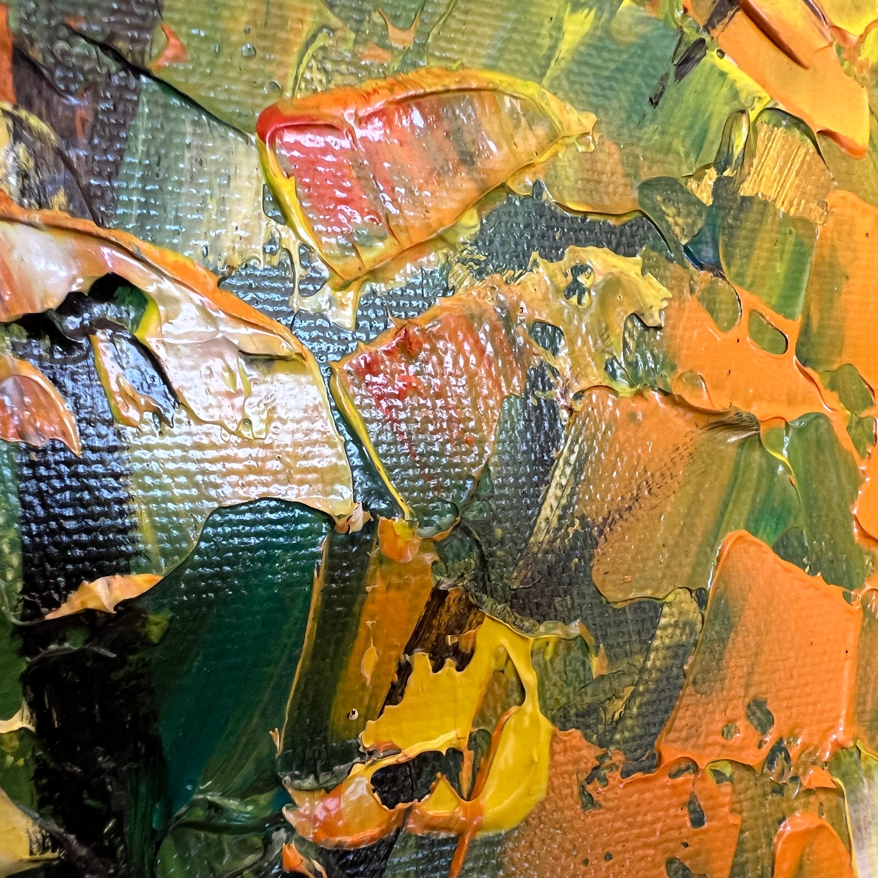 Evening Promenade in Handmade Oil Painting