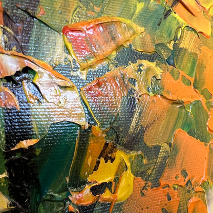 Evening Promenade in Handmade Oil Painting