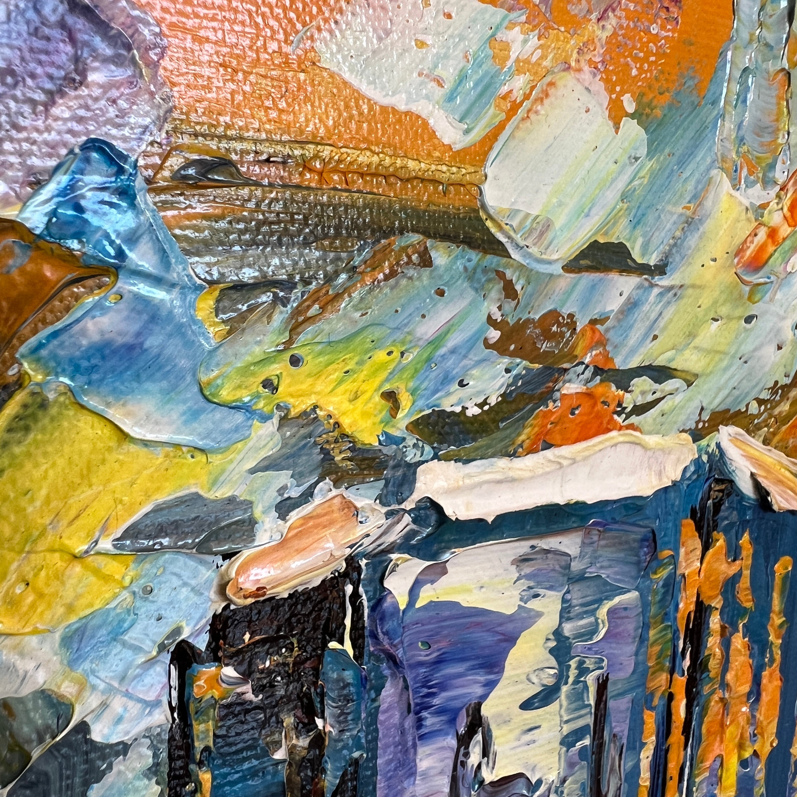 Evening Promenade in Handmade Oil Painting