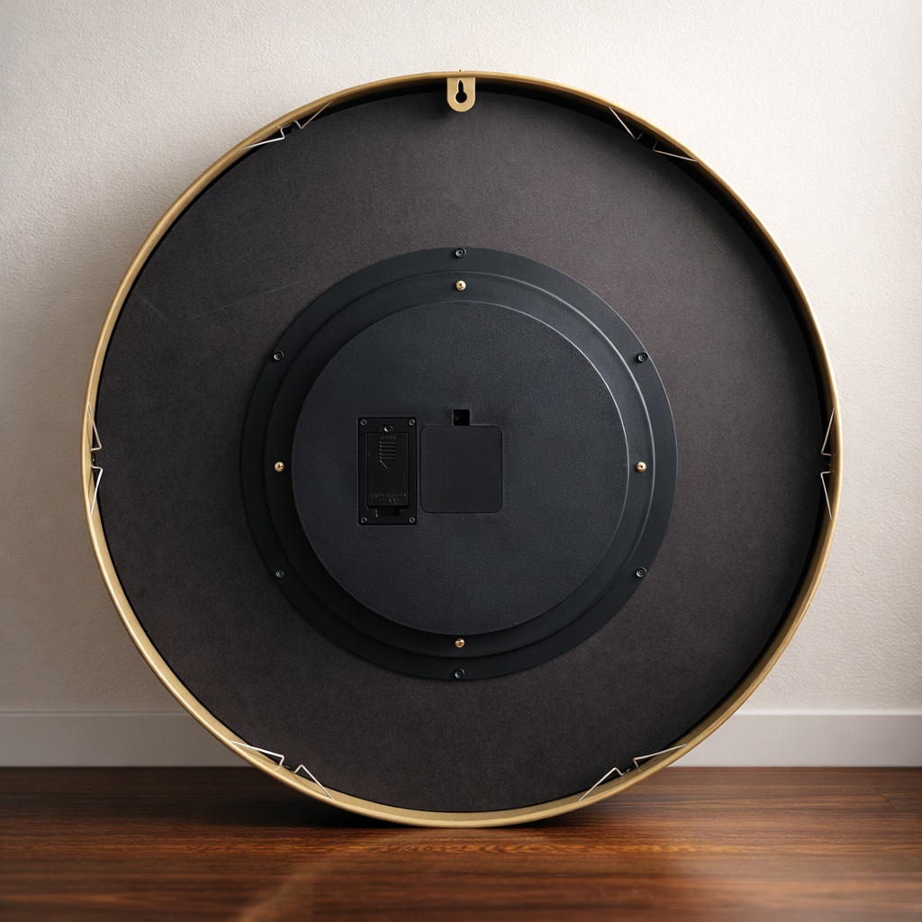 Golden Eclipse Wall Clock