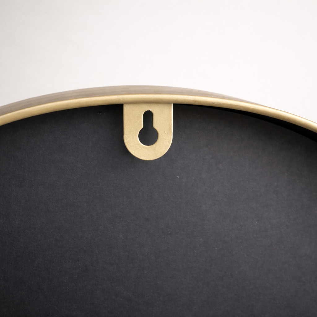 Golden Eclipse Wall Clock