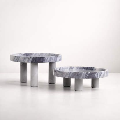 Grey Marble Stand Set